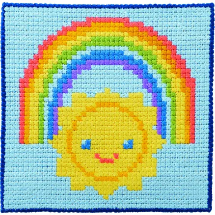 Permin Zestaw do Haftu Dziecięcy Stramaj Słońce 25x25cm