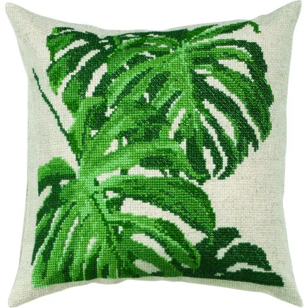 Permin Zestaw do Haftu Monstera 40x40cm
