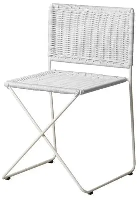 Santa & Cole Ram�f3n Chair Krzesło ogrodowe Naturalne Białe