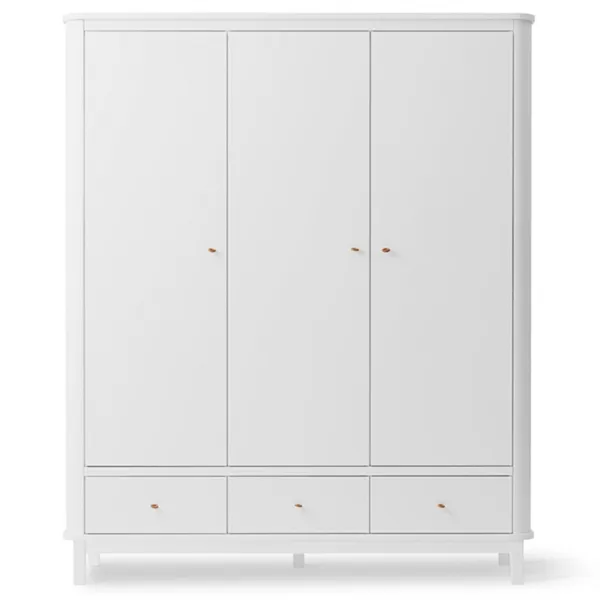 Oliver Furniture Wood Szafa 3 Drzwi Biała