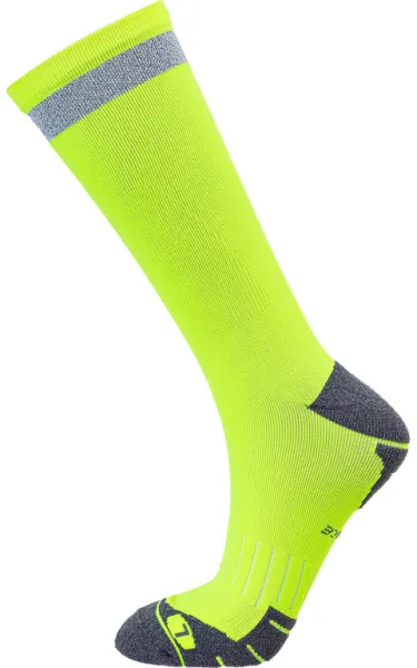 Endurance Torent Reflective Mid Length - Skarpety do biegania - Safety Yellow - Rozm. 39/42