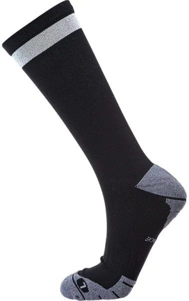 Endurance Torent Reflective Mid Length - Skarpety do biegania - Czarny - Rozm. 39/42